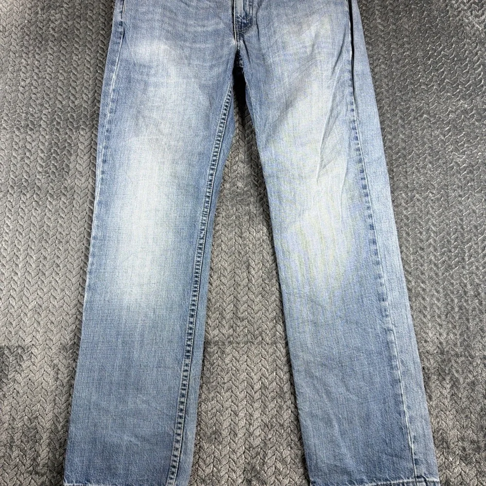 Levis 514 Jeans Mens 32 Dark Wash Denim Classic Straight Fit 32x32 Stretch